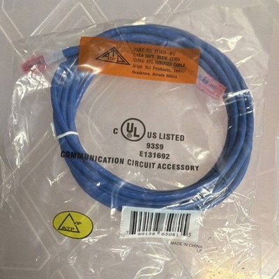 ATP Cat6 10ft Blue Ethernet Patch Cable RJ-45 AT1610-BU