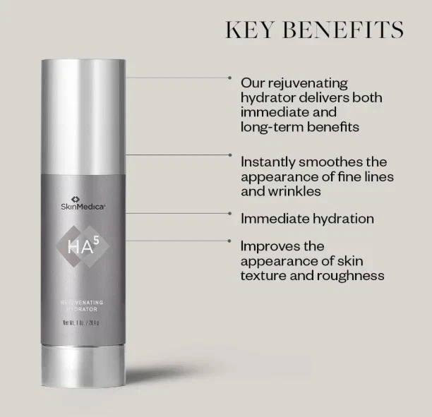 SkinMedica HA5 Rejuvenating Hydrator 2oz – Hyaluronic Acid – New, Sealed - Image 3 of 3