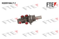Hauptbremszylinder FTE 9220145 Aluminium FüR Ford Fiesta 6 CB1 CCN Van MAX JK