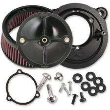 Ss Cycle Air Cleaner Stealth For 58mm Throttle Body 170-0164 Ss Cycle Air Cleaner Stealth For 58mm Throttle Body 170-0164