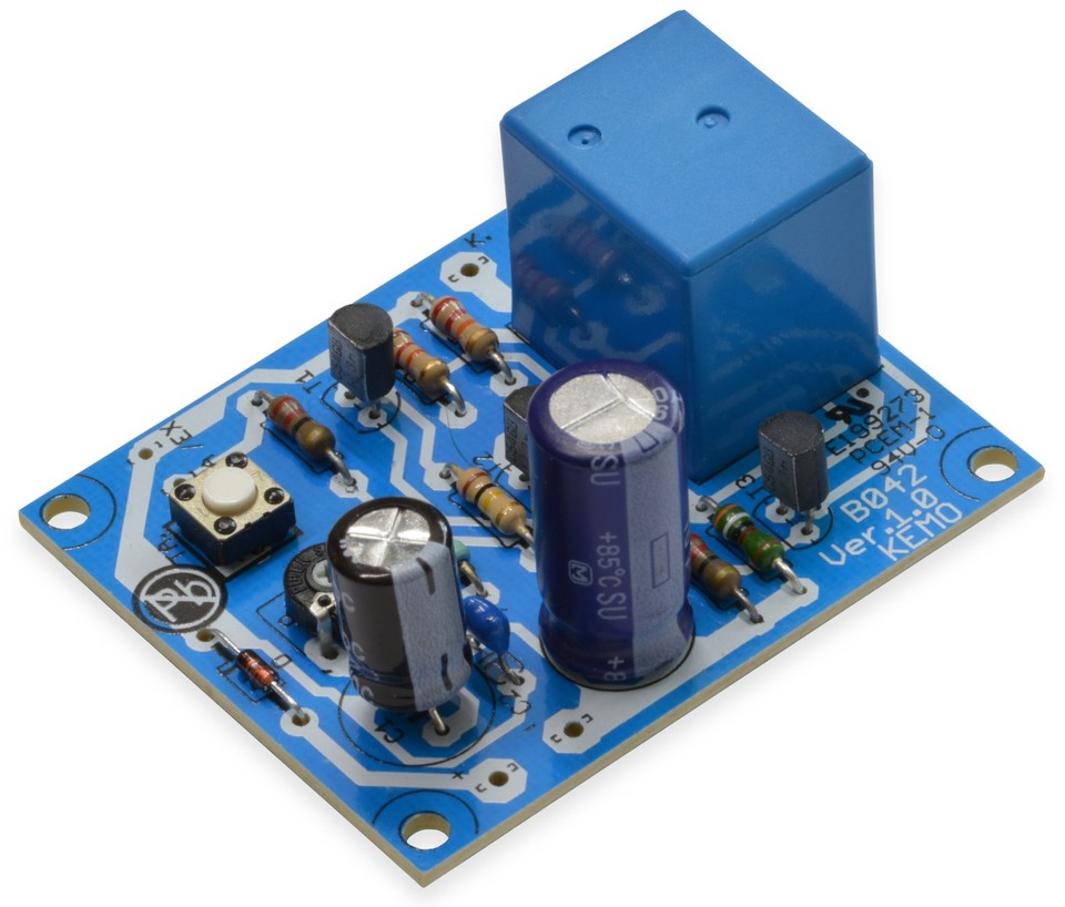 Kemo B133 Präzisions-Zeitrelais Bausatz 12V – DIY Zeitschalter Für Elektronikprojekte
