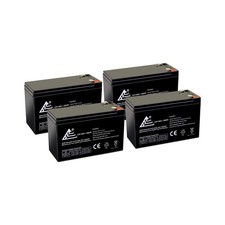ExpertPower 12v 9ah Sealed Lead Acid Battery with F2 Terminals .250" /