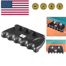 Cue Hoder, Cue Rest Cue Stick Holder, Portable Weighted Billiard Cue Rack wit...