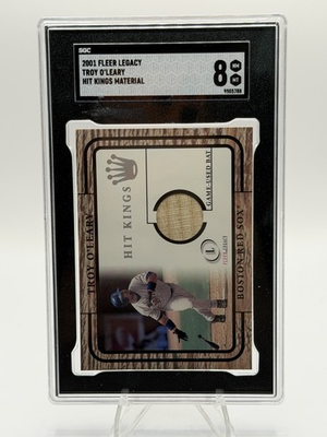 #ad 2001 Fleer Legacy Hit Kings Game Used Bats Troy O#x27;Leary MEM $30.00