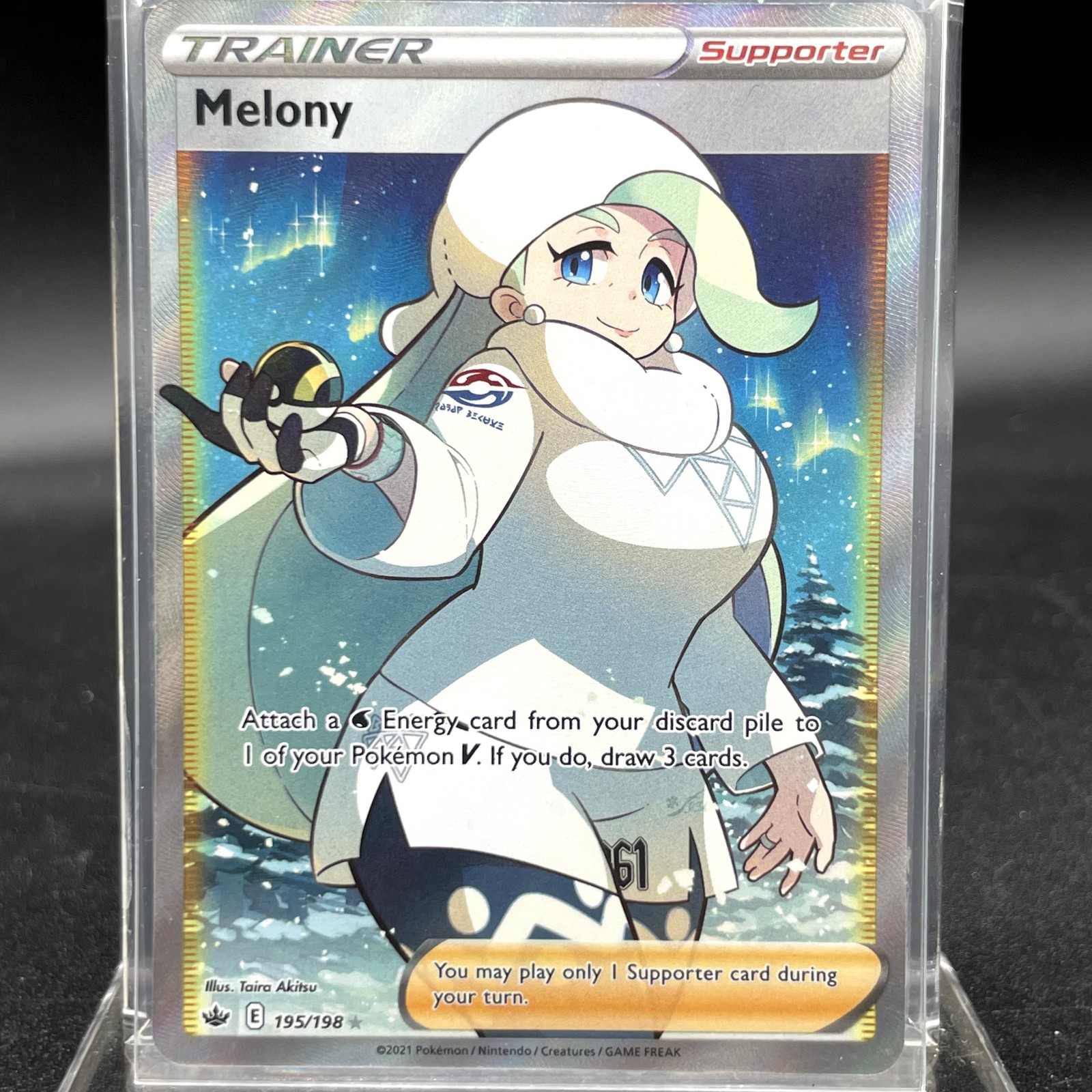 Melony (Full Art) 195/198 Ultra Rare SWSH06: Chilling Reign NM