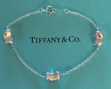 Tiffany & Co. Bracelet  Elsa Peretti 3 Bean Bracelet Sterling Silver 925
