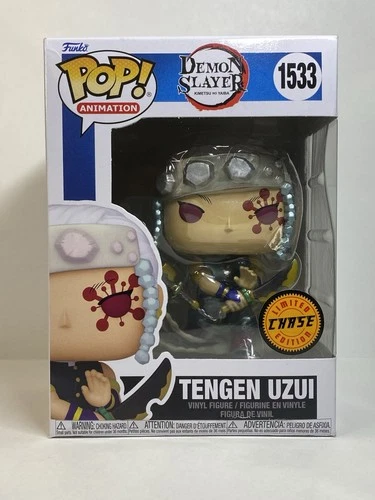 Funko Pop Demon Slayer: Kimetsu No Yaiba Tengen Uzui Chase #1533 Minor Damage