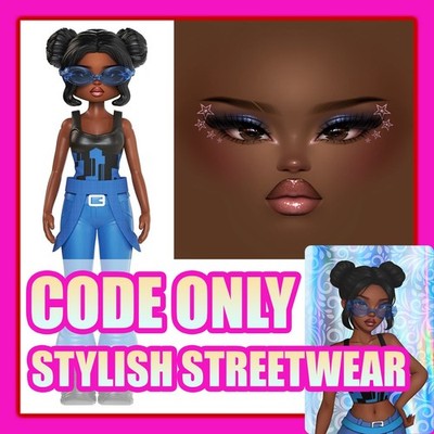 Dress To Impress *DLC CODE ONLY* STYLISH STREETWEAR Messaged - S2 DTI Doll  | eBay