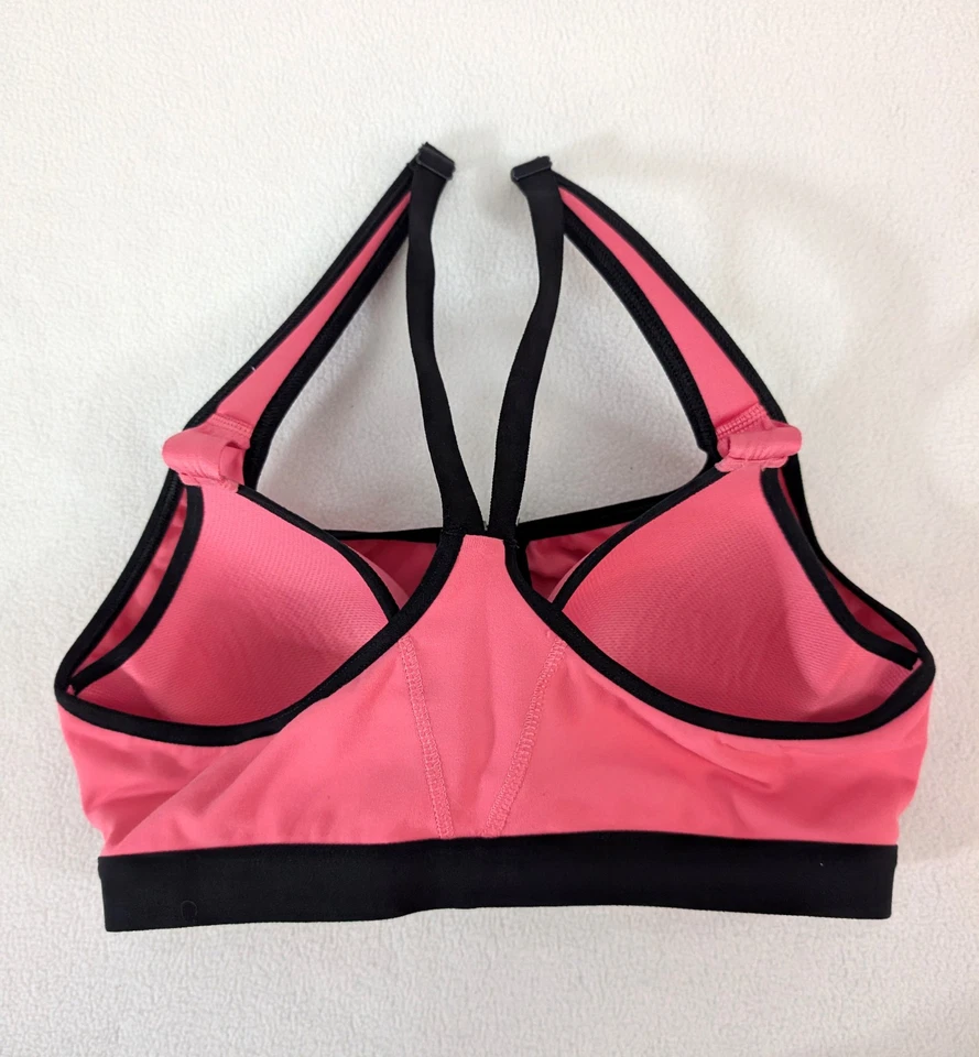 Victoria's Secret Sujetador Deportivo 34B Negro Rosa Azul Rayas Lote de 3 Cierre Frontal Foto 3 de 4