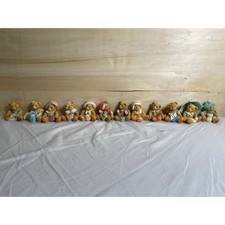 Cherished Teddies Monthly Bear Collection Resin Figurine Set of 12 Vintage Style