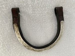 Top QUALITY Vintage Engraved Silver Earpiece For Western Show Bridle