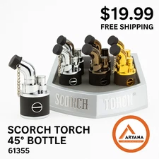 Scorch Torch 45° Bottle Torch Lighter | Model 61355 – Refillable Butane