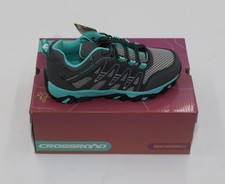 Salomon DUSTY LOW GRY/TQO 34 - Kinderschuh in grau mit blauer Sohle - Neu