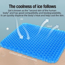 Honeycomb Gel Seat Cushion 2.5cm Thick Cooling Orthopedic Support Honeycomb Gel Seat Cushion 2.5cm Thick Cooling Orthopedic Support