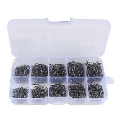 Angelhaken Variety Pack mit 100 Stück und 500 Stück Optionen für jeden Angler