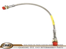 BRAIDED FRONT BRAKE HOSE (S/STEEL):  XJ S2 S3, XJS