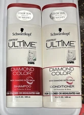 Schwarzkopf Essence Ultime Diamond Color Shampoo & Conditioner FREE SHIPPING