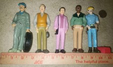 Lot Of 5 Vintage Lakeshore Learning Community Block Play People Figures Toys Toy