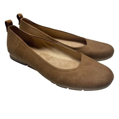 Dr Scholl's Tan Timeless Flat