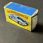 Matchbox Series Lesney No 41 Ford G.T. Racer White boxed Stripes Box Wear