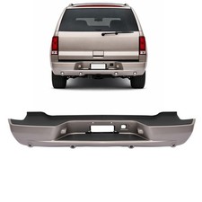 Gray Rear Bumper Assembly W Park Assist For Cadillac Escalade Esv Ext 2003-2006