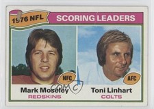 1977 Topps League Leaders Mark Moseley Toni Linhart #4 0x2f