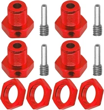 Share Goo Aluminum Wheel Hubs 17Mm Hex Nuts Threadlock Compatible with Traxxas E