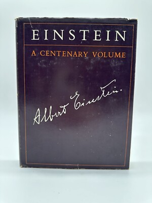 Einstein A Centenary Volume Albert 1979 AP French First Edition 1979