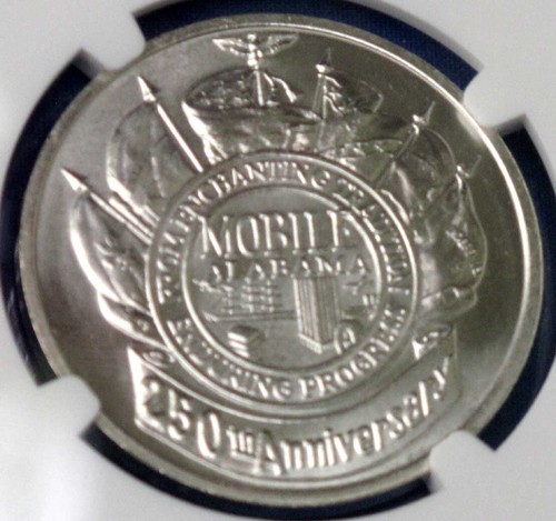 1961 HK-587 Silver So Called Dollar - NGC MS 67 Mobile Alabama 250th Anniversary - Picture 5 of 12