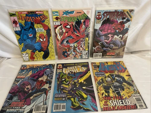 Spider-Man #15 16: 1991. Spiderman 72, amazing 415, goblin 12, punisher 11