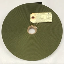 Plain Weave Olive Drab Nylon Type IV Thin Webbing 1 Inch x 72 Yards USGI NOS