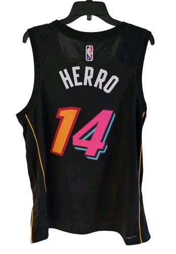 Tyler Herro #14 Miami Heat Nike Mashup Jersey City Edition Swingman Sz XL 52 - Picture 2 of 11