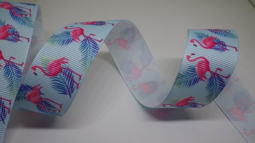 Ripsband Flamingoband 25mm Breite in 2m, 3m oder 5m Länge - Bild 8 von 9