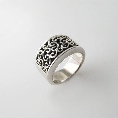 Bague filigrane en argent - Détails | Boutique en ligne