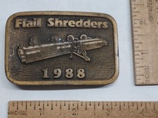 1988 - Flail Shredders - 1 Of 400 Limited Edition - belt BUCKLE - listing 7454