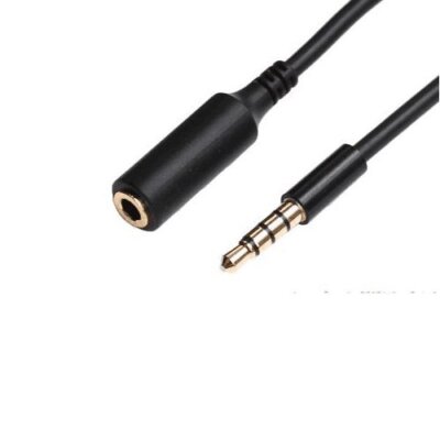 Cavo Prolunga Jack 3,5 Mm 4 Pin – Maschio-Femmina, 3 Metri, Per Audio E Microfono, Compatibile Con PS5/PS4, PC, Altoparlanti