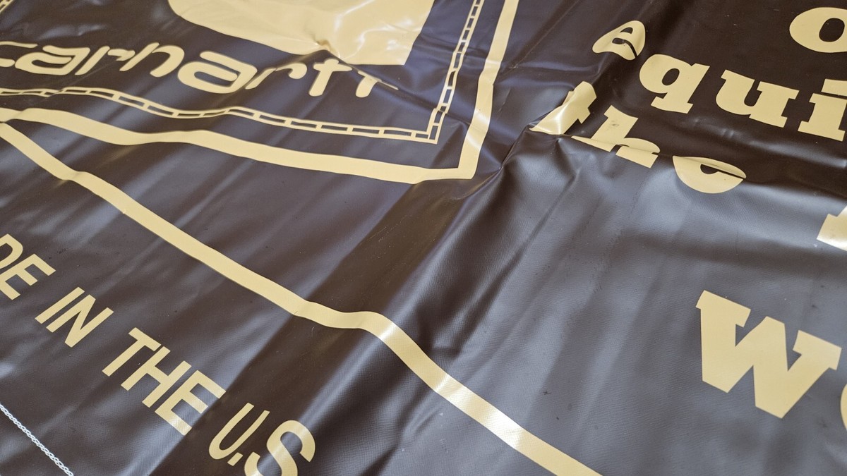 絵画 VINTAGE Carhartt DENIM BANNER Carhartt