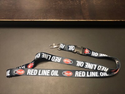 RED LINE OIL Lanyard  Detachable CLIP Key Holder 