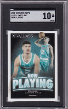 2020-21 Panini Hoops Basketball Lamelo Ball Now Playing SGC 10