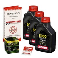 Honda Cbr 600 Rr (PC37) 03-06, Motul 10W40 ÖL + Hiflo Racing ÖLfilter, MotoröL