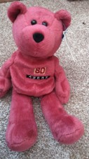 San Francisco 49ers Jerry Rice Red NFL Plush Beanie Bear 1998 Limited Treasures