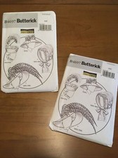 2-Butterick 4697 Misses Making History hats bonnets patterns one size