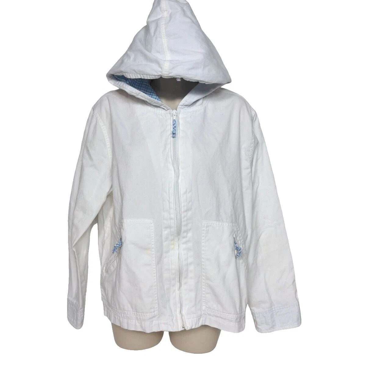 Dressbarn blanco sólido abrigos, chaquetas y chalecos para Mujeres