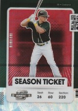 2021 Panini Contenders Season Ticket Matt Chapman Red Wave Prizm #77