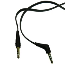 JLAB 2.5mm to 3.5mm Right Angle Auxilliary Audio Cable - Black
