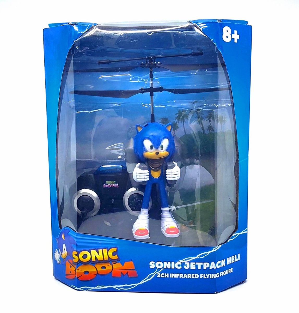 Sonic Boom Jetpack Heli Hedgehog 2ch Infrared Flying Figure 8
