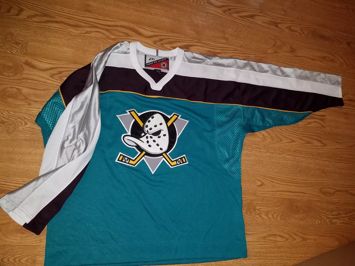 Anaheim Mighty Ducks rare vintage hockey jersey NHL men's large