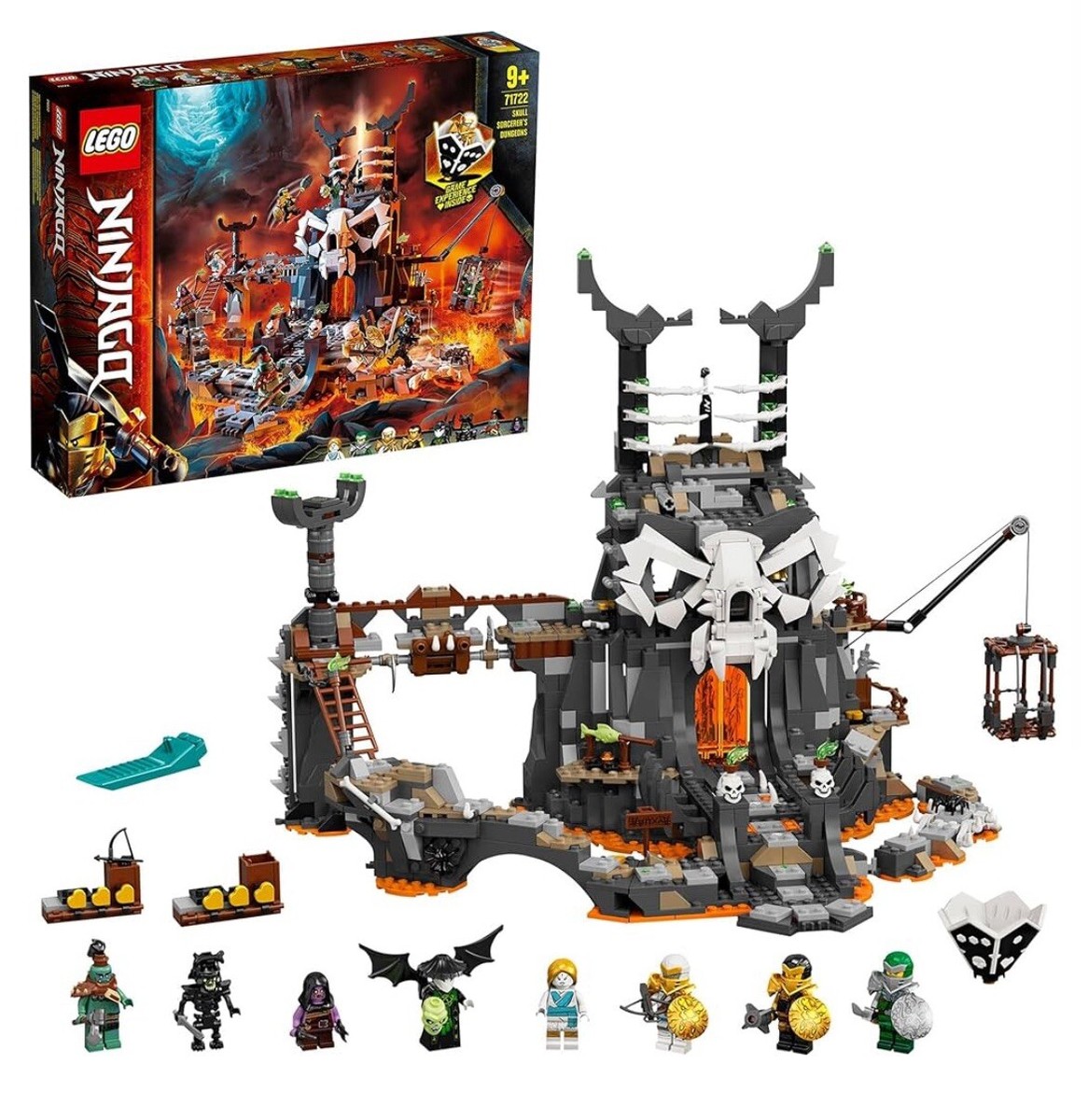 LEGO Ninjago Skull Grail Building Set Game 8 Minifigures Toy
