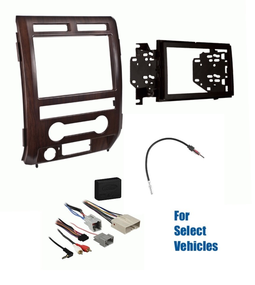 Ash Satin 2 Din Car Stereo Radio Kit 12V ACC Wire for some 20092010