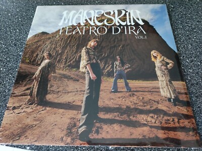 MANESKIN - LP ORANGE Vinyl TEATRO D IRA Limited Edition SIGNIERT Amazon 2021
